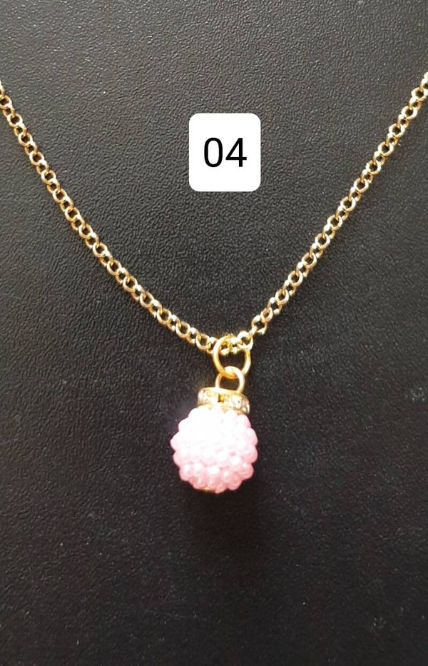 Collier "Boule disco" 04