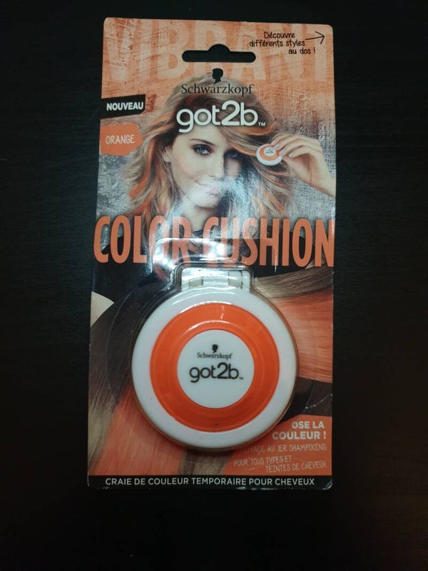 Craie pour cheveux orange