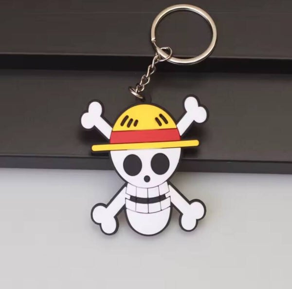 Porte-clés "Luffy" tête de mort