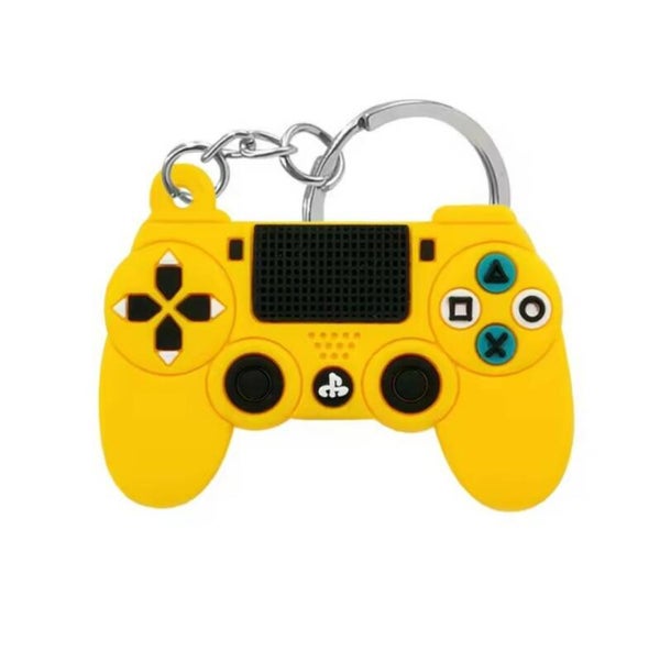 Porte-clés "PlayStation" jaune