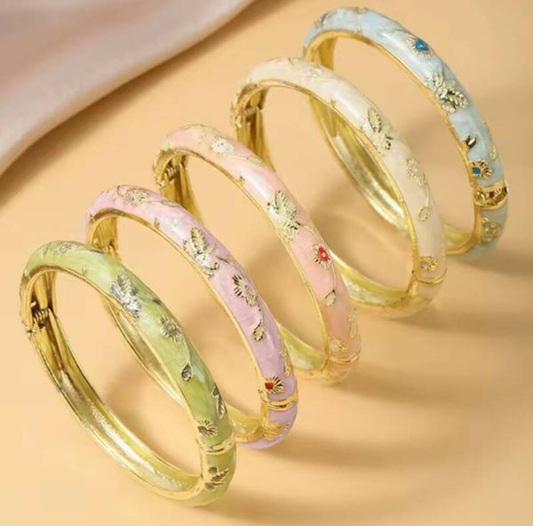Bracelet Jonc bleu