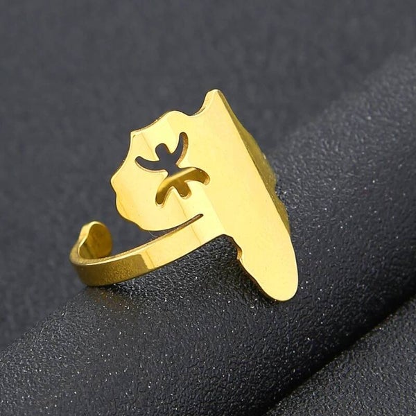 Bague "Kabyle" Afrique dorée