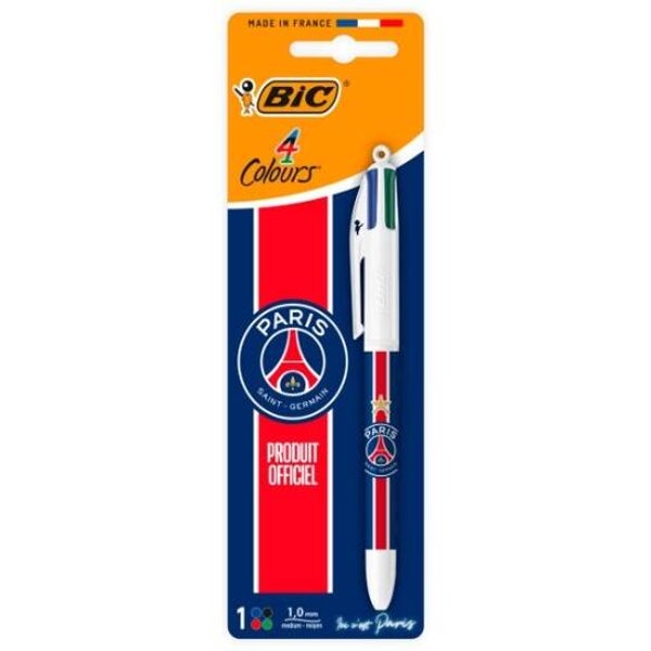 Stylo Bic 4 couleurs "PSG"