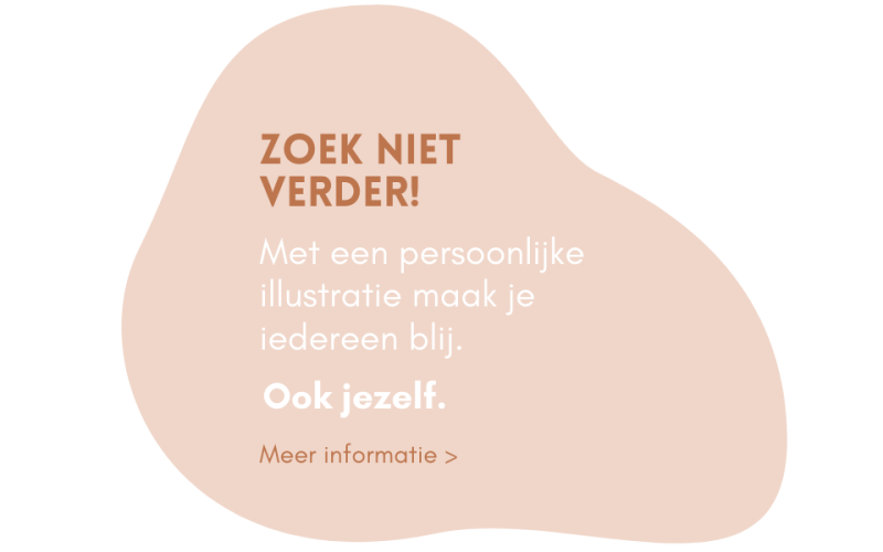 Met een persoonlijke illustratie van PDNSTL maak je iedereen blij, ook jezelf