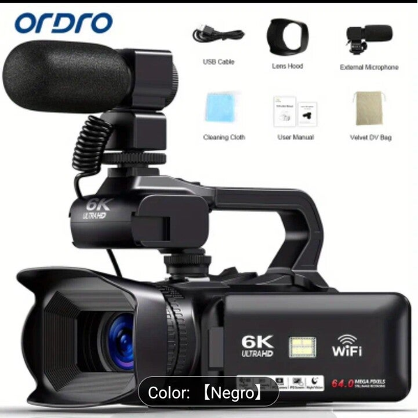 Cámara de Video 6K