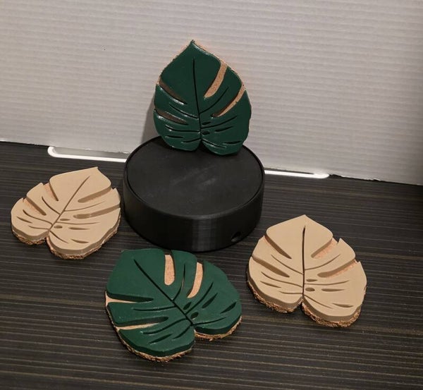 Monstera Leaf Coasters