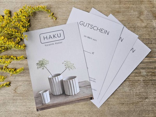Geschenkgutschein 20 - 100 €
