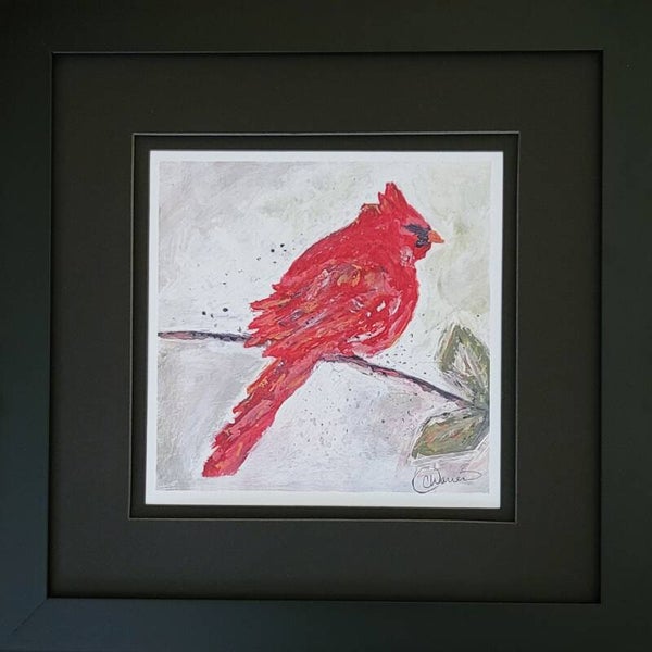 The Messenger Framed Black Mat/Black Frame