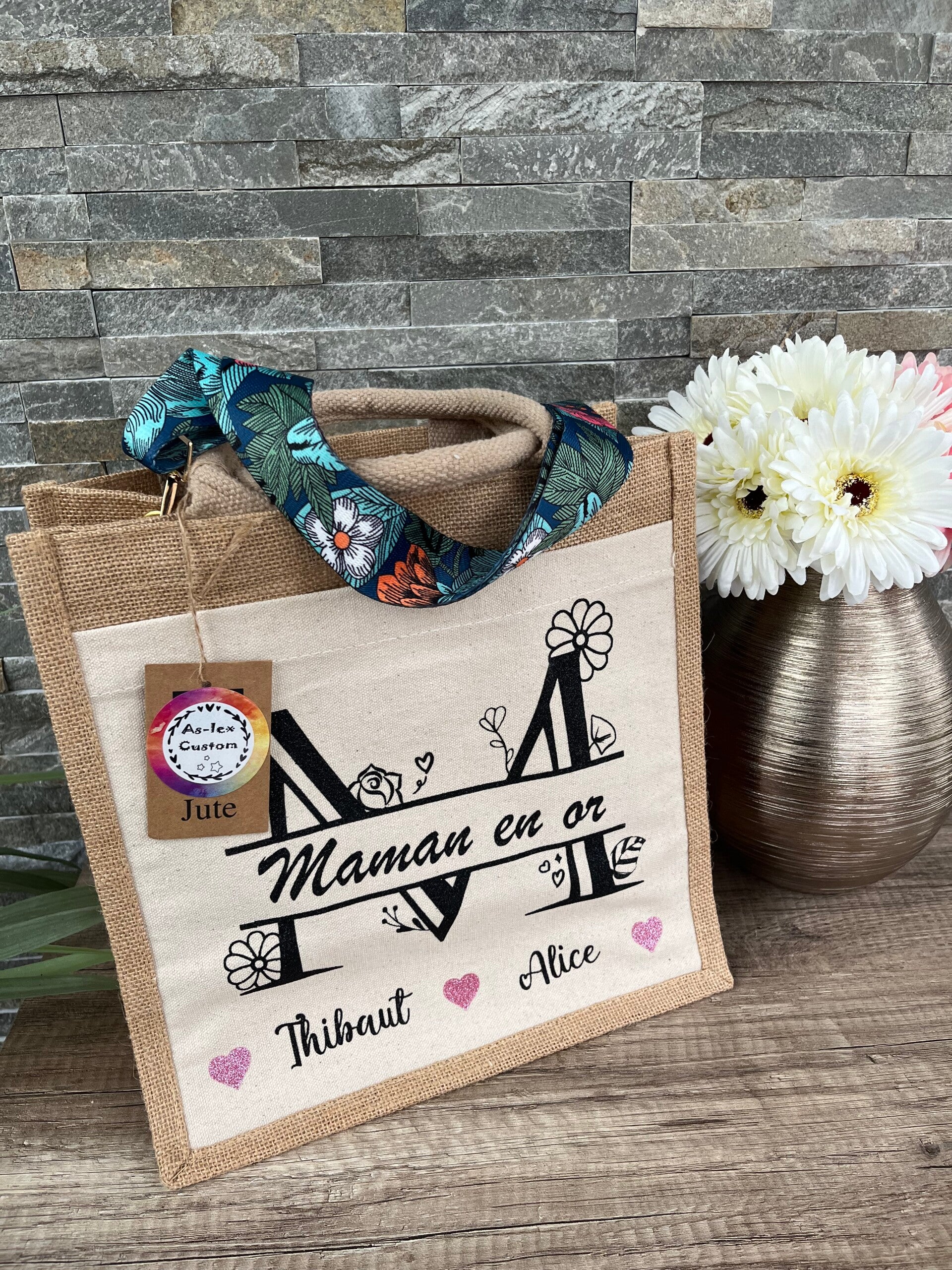 Sacs cabas en toile de jute