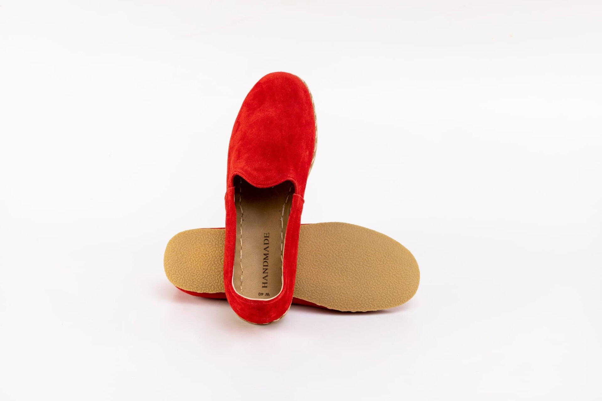 DARY Damen Schuhe Rot Rauhleder