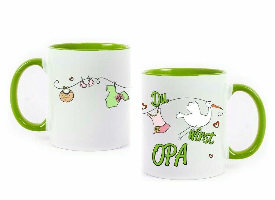 Tasse, Kaffeepott, Kaffeetasse "Du wirst Opa" ideal zum Verschenken