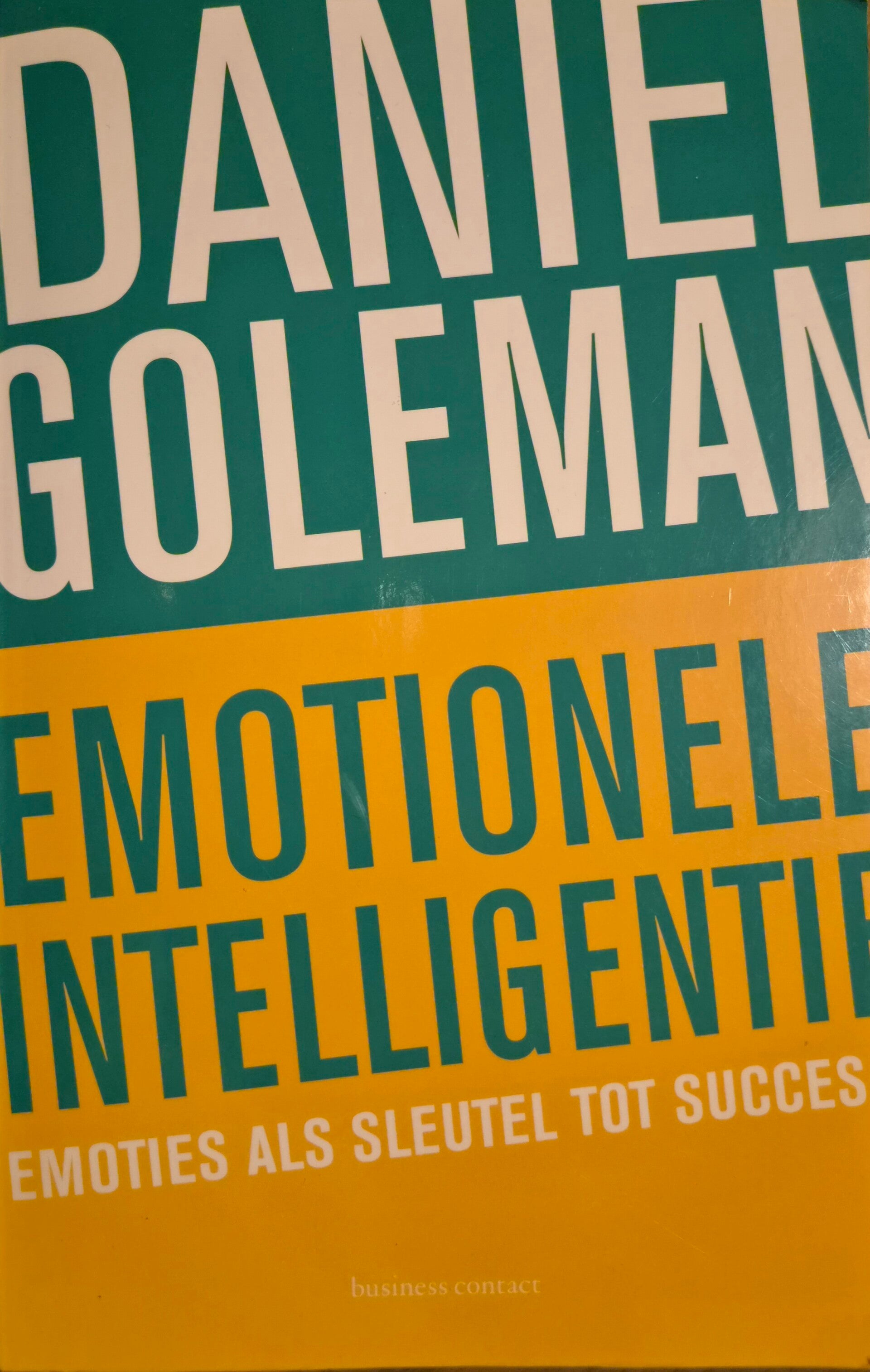 Emotionele intelligentie — Daniel Goleman  Emoties als sleutel tot succes (Tweedehands)