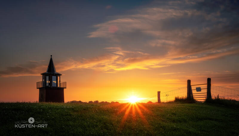 Dagebüller Leuchtturm am Morgen