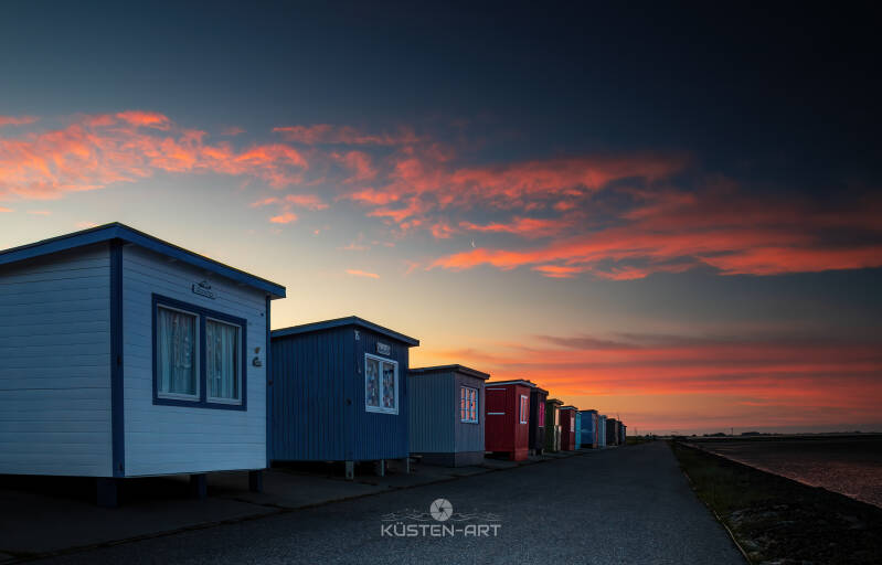 Badehütten in Dagebüll
