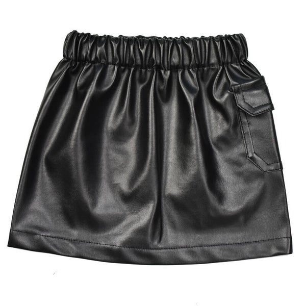 Leather look rokje