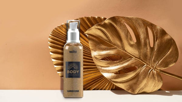 Highlighter. Sunshine Body shimmer
