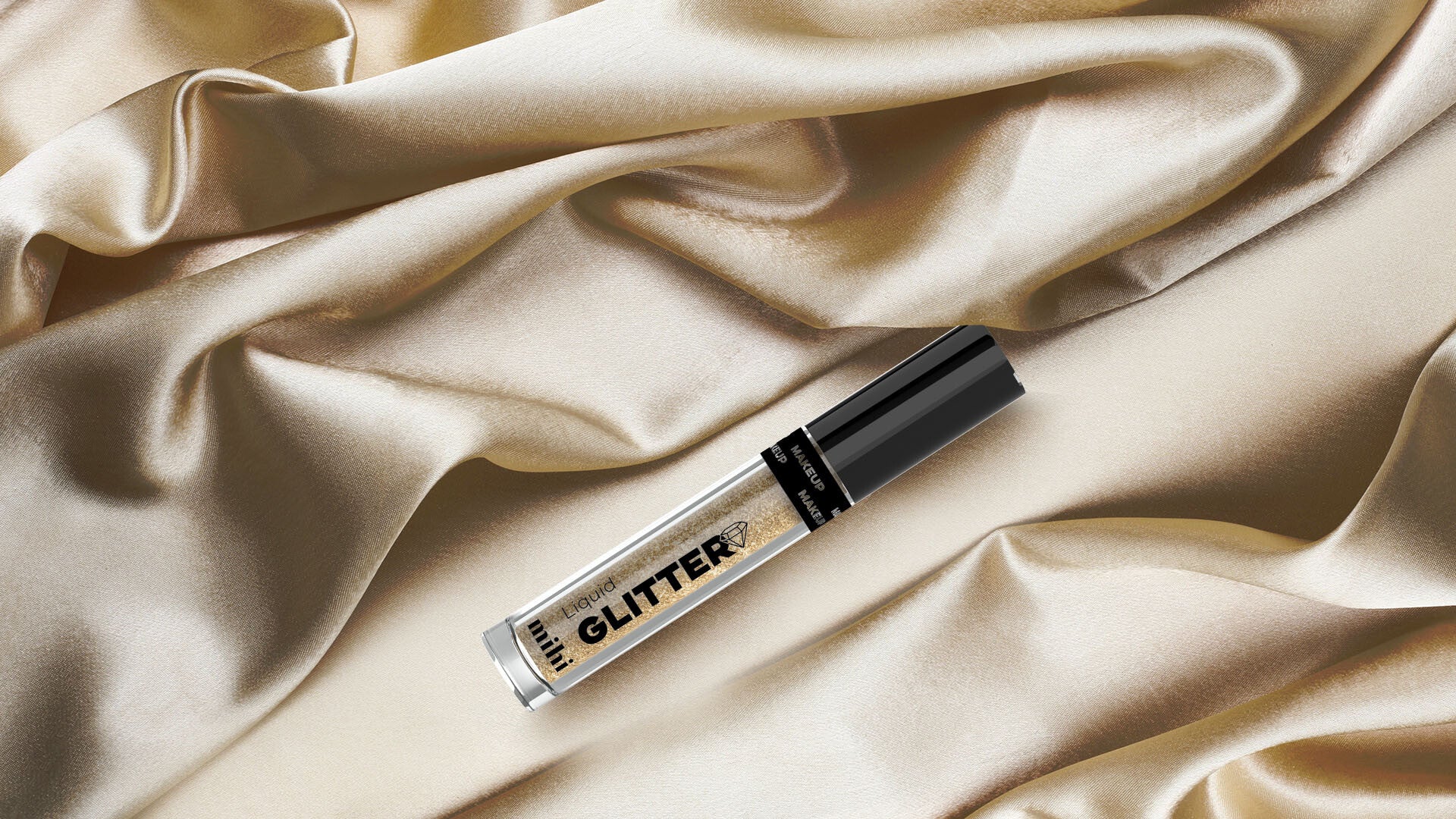 Liquid glitter 02 Gouden zon