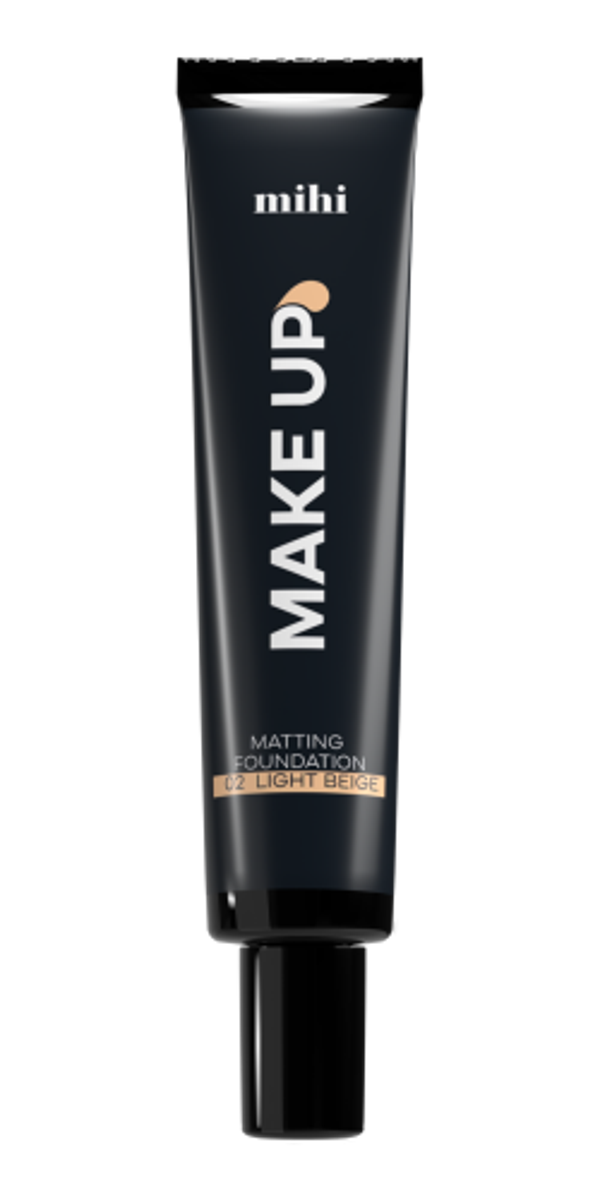 Matterende foundation 02 Light Beige