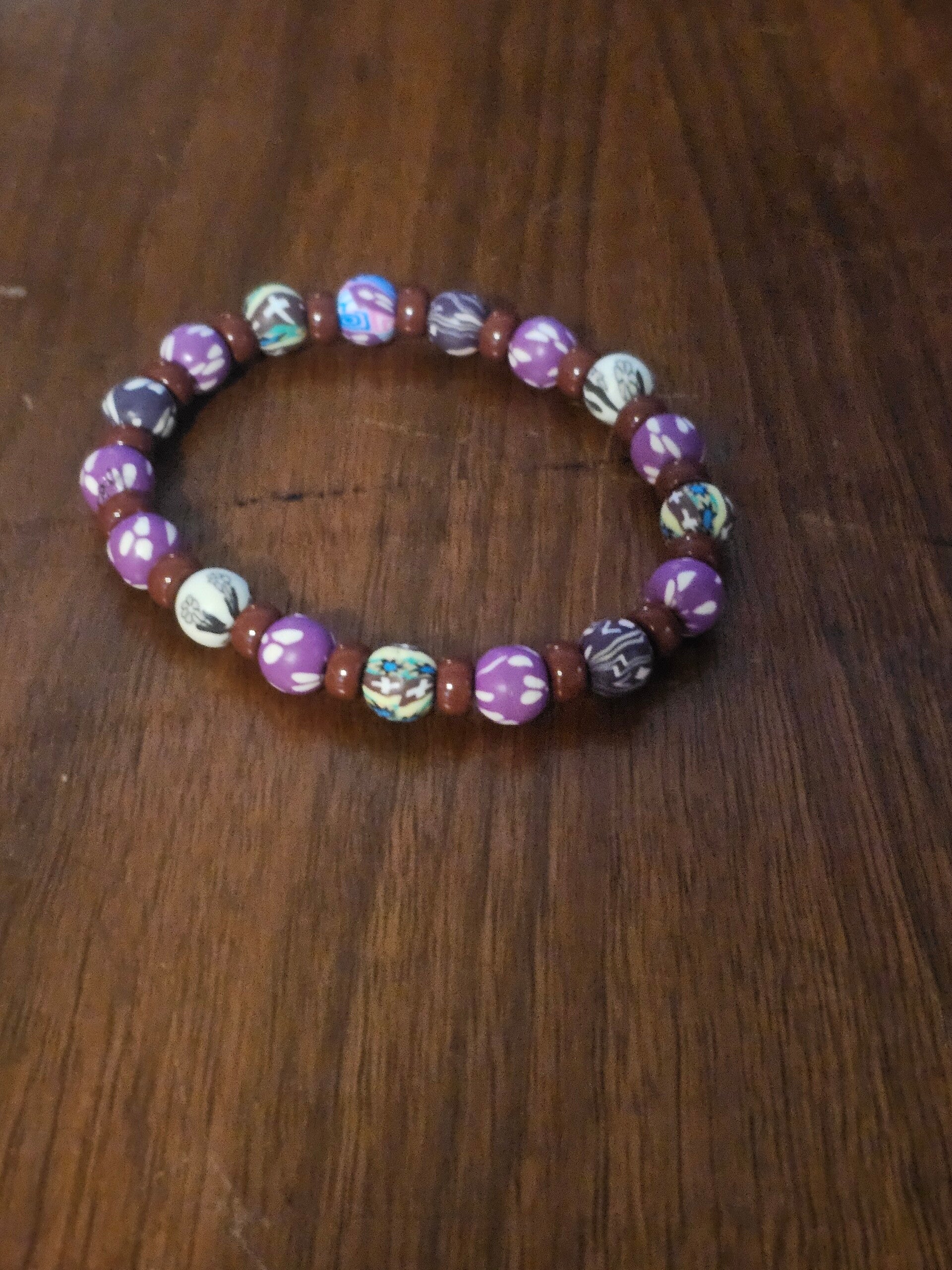 Handmade elastic bracelet