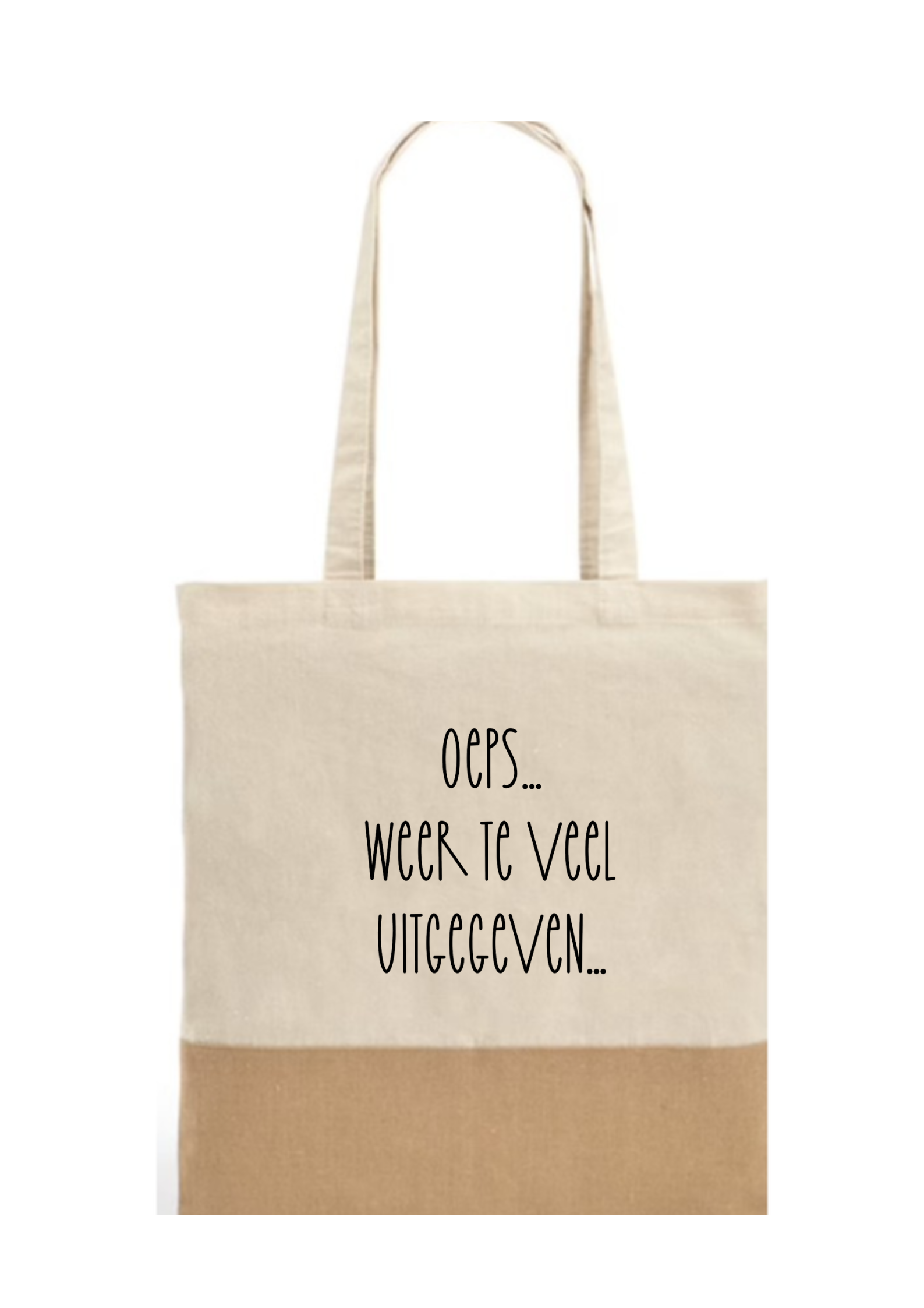 Oeps, weer te veel uitgegeven