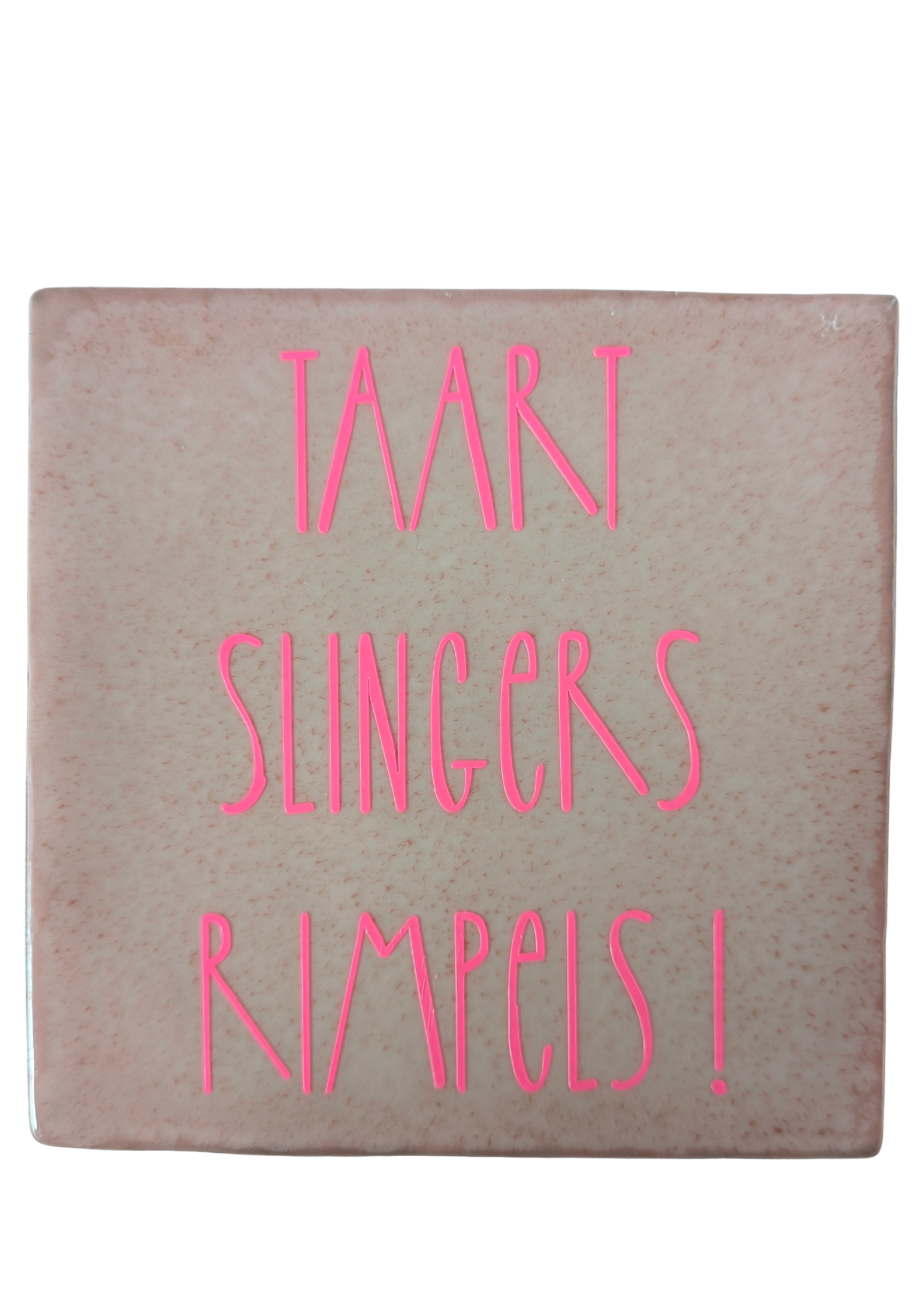 Tegel taart slingers rimpels