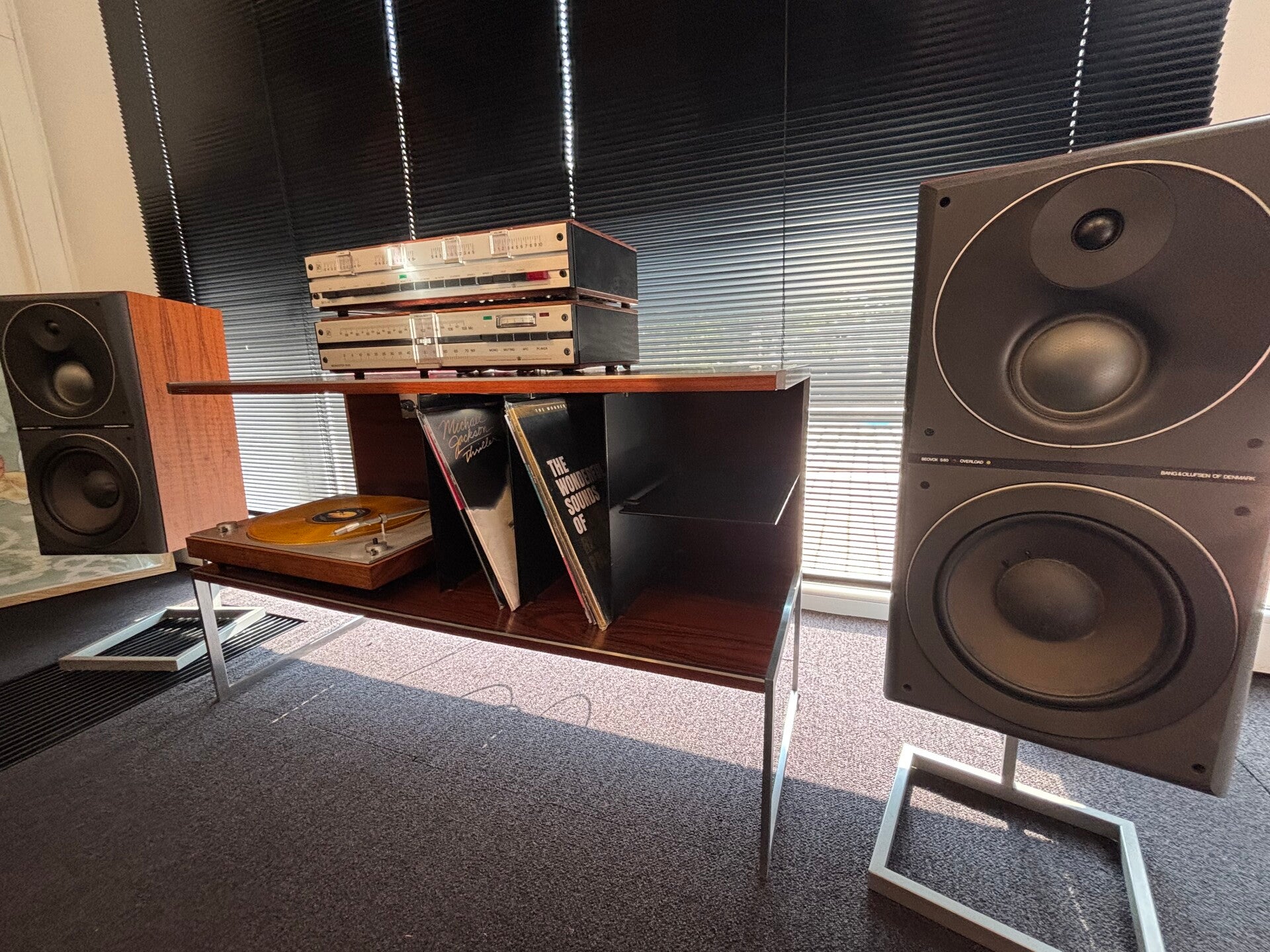 Beomaster 5000 & Beolab 5000 & SC60 Cabinet & Beogram 1200 & Beovox 80.2  Speakers with Stands