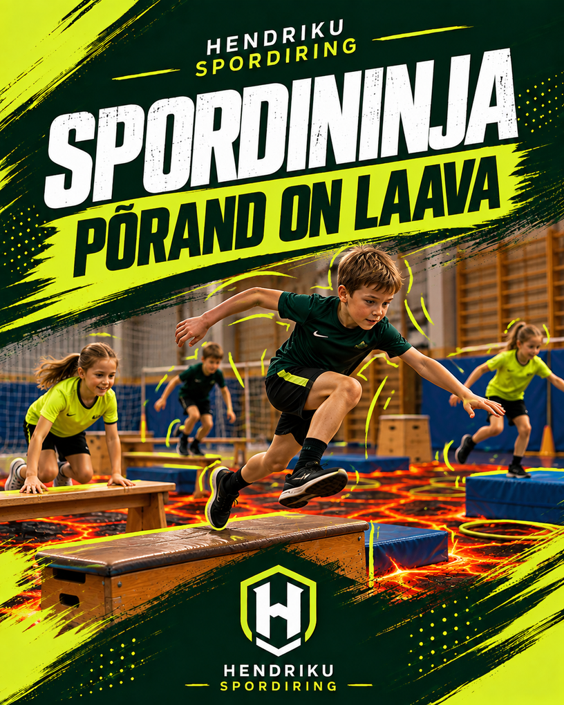 Spordininja: põrand on laava