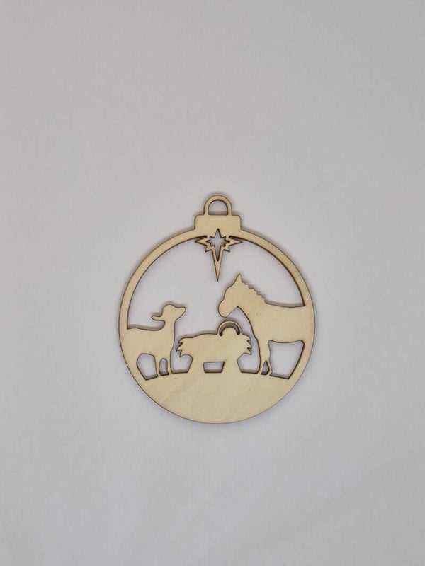 Kerstornament Kerststal