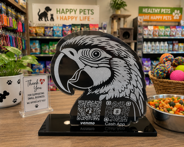 Full Custom Acrylic Pay Stand
