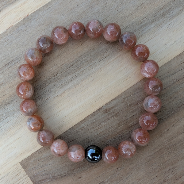 Sunstone with Hematite