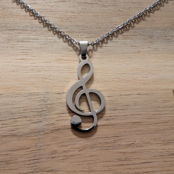 Treble Clef Necklace