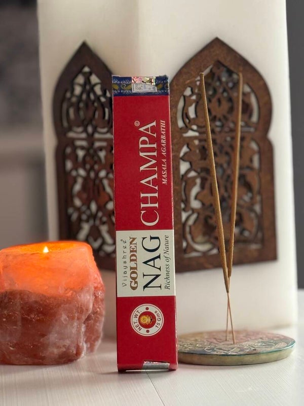 🔴 Golden Nag Champa – Force et sérénité