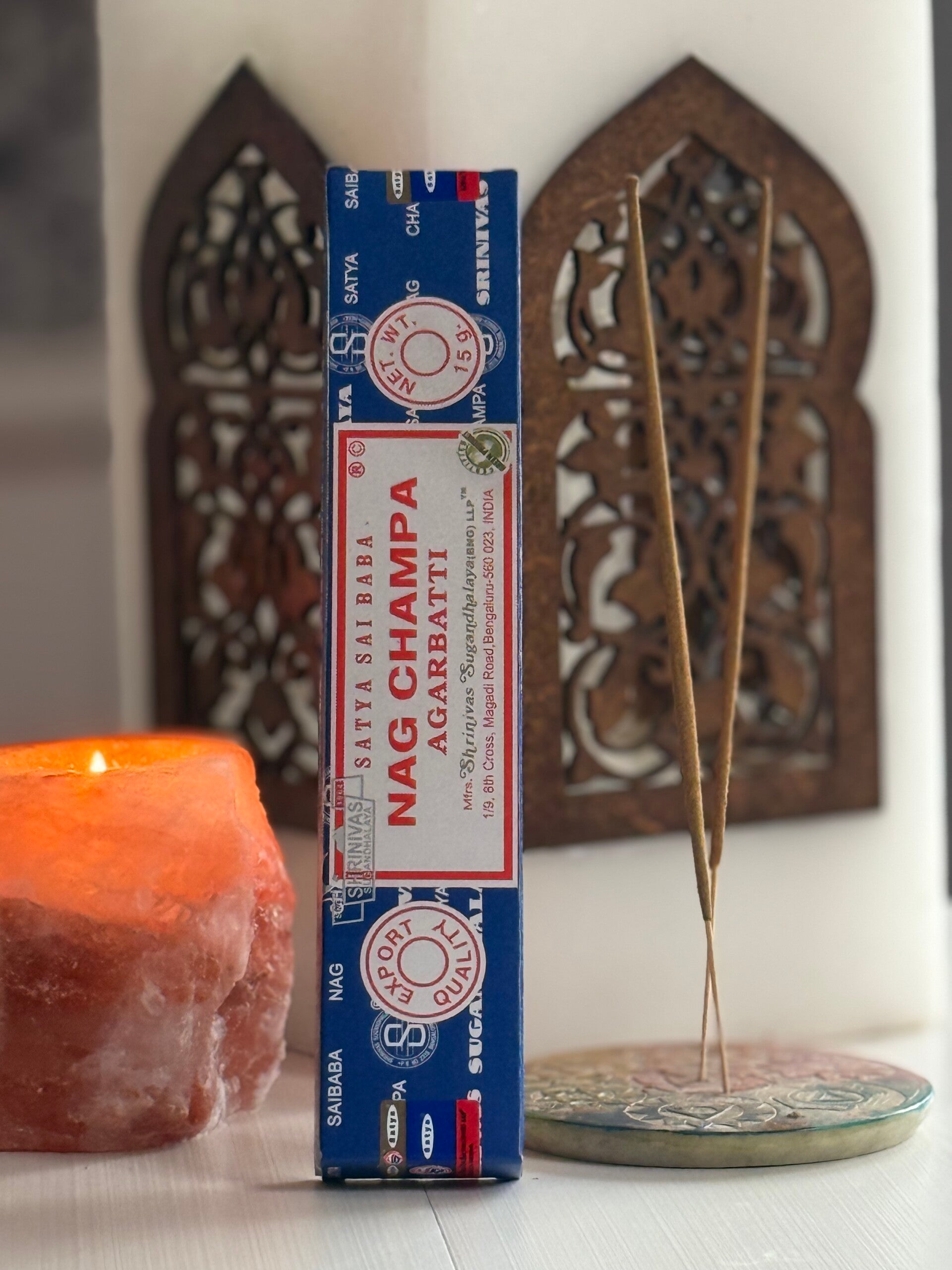 🔵 Satya Sai Baba Nag Champa – Tradition et élévation spirituelle