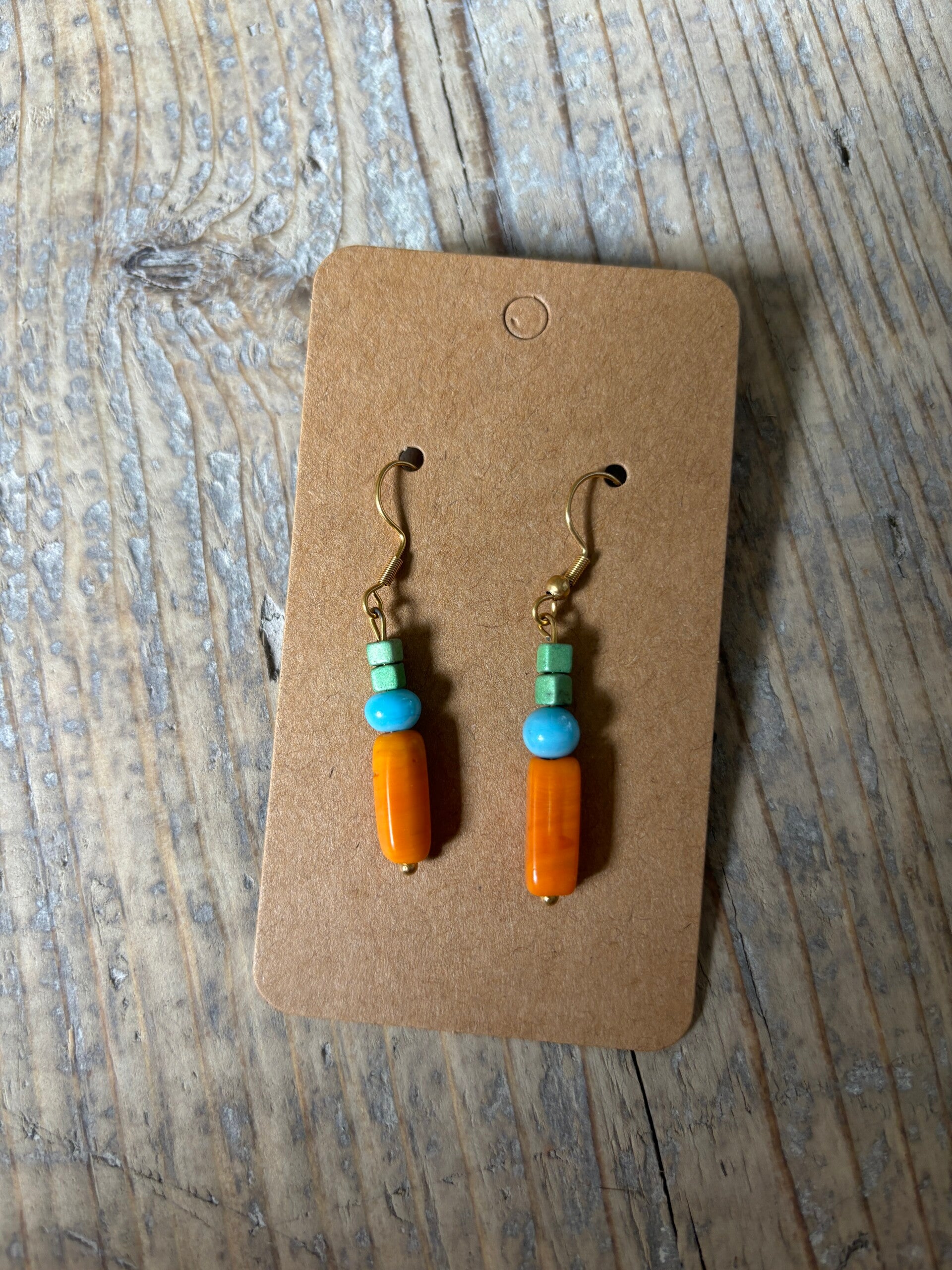 Tropical sunset earrings