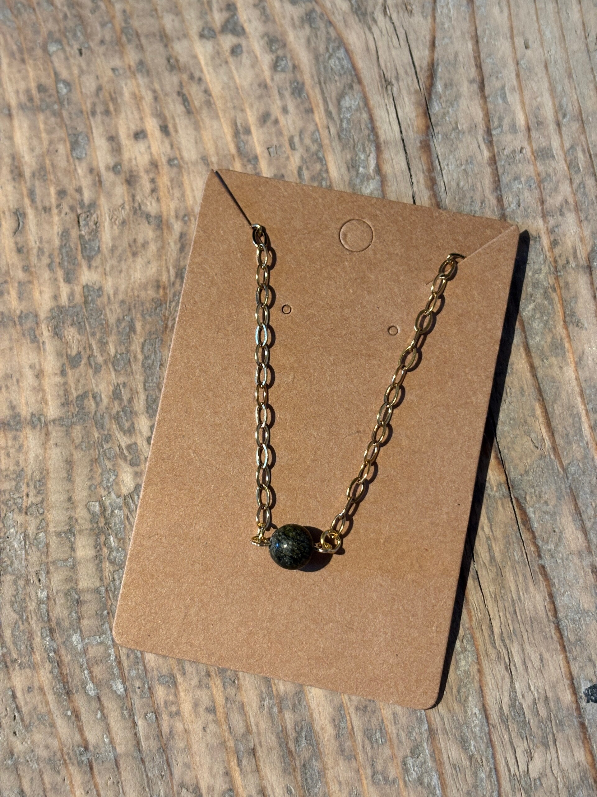 Lava stone necklace