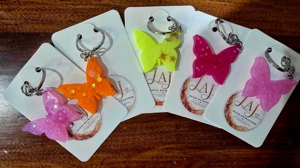 Butterfly or Turtle Key Ring