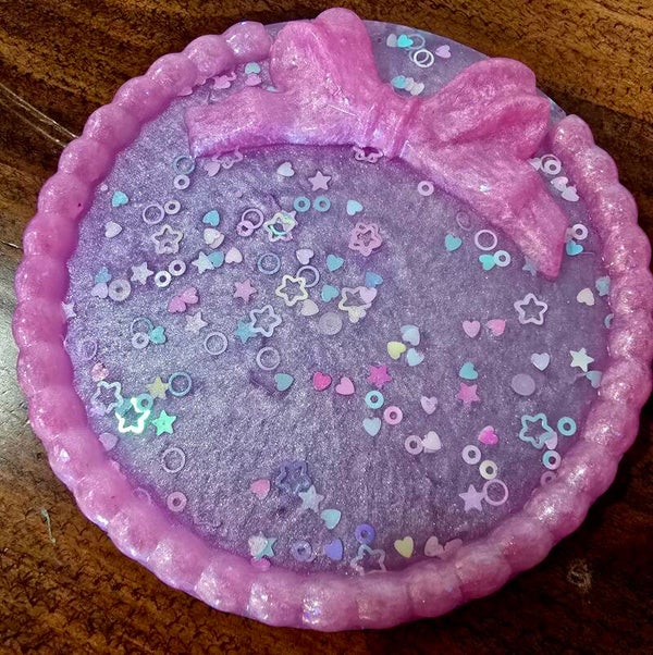Resin Bow Trinket Holder