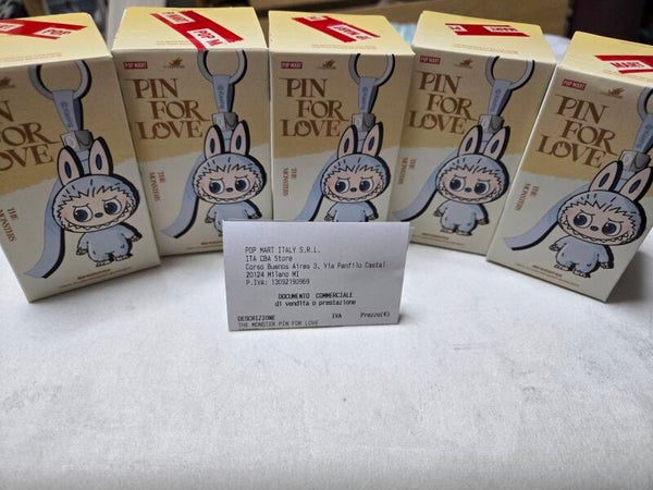 POP MART Labubu Pin for Love | A - M (Blind Box)