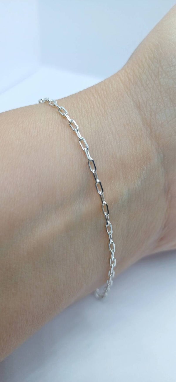 Zilverkleurige armband (az5)