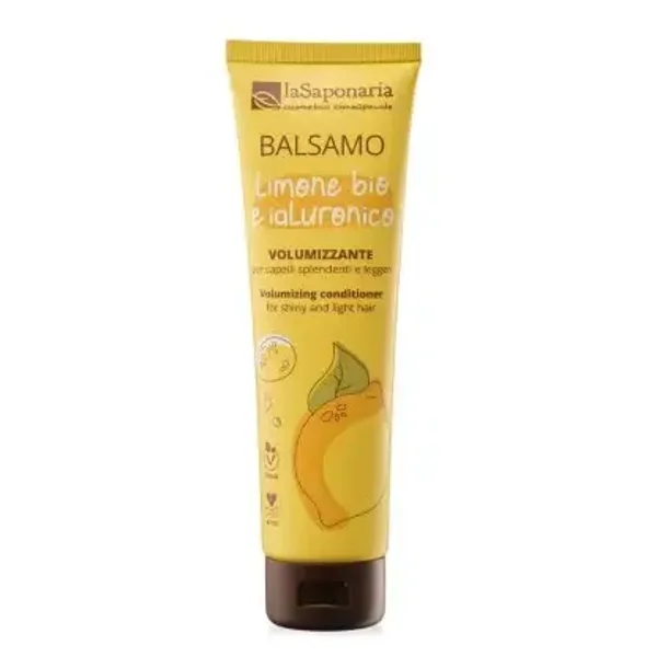 LA SAPONARIA- Balsamo capelli volumizzante Limone Bio