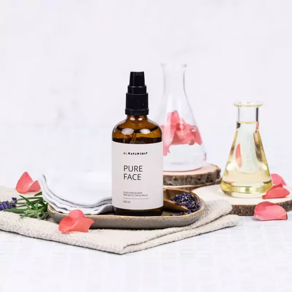 ALMARA SOAP- PURE FACE Olio struccante naturale