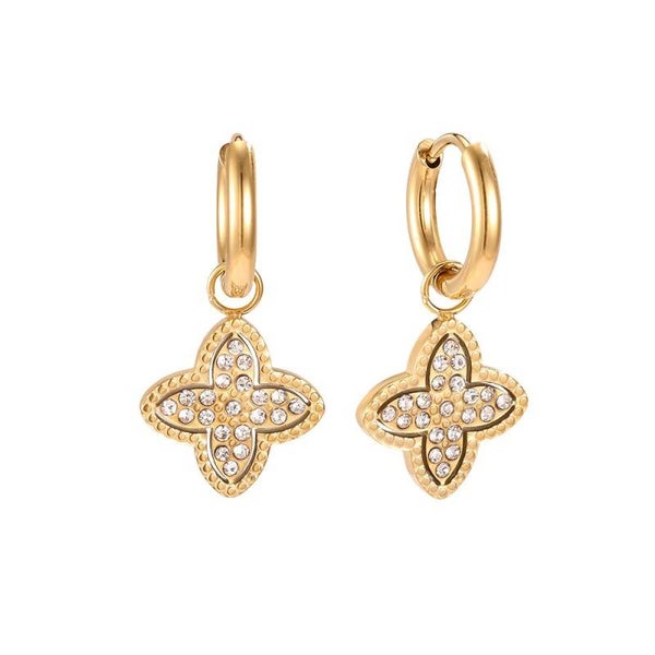 Oorbellen Sparkling Clover