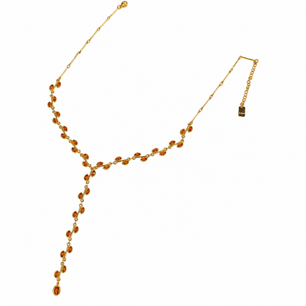 Y ketting Celestial (bruin)