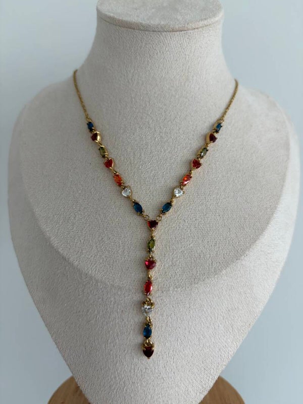 Y ketting Mixed Stone