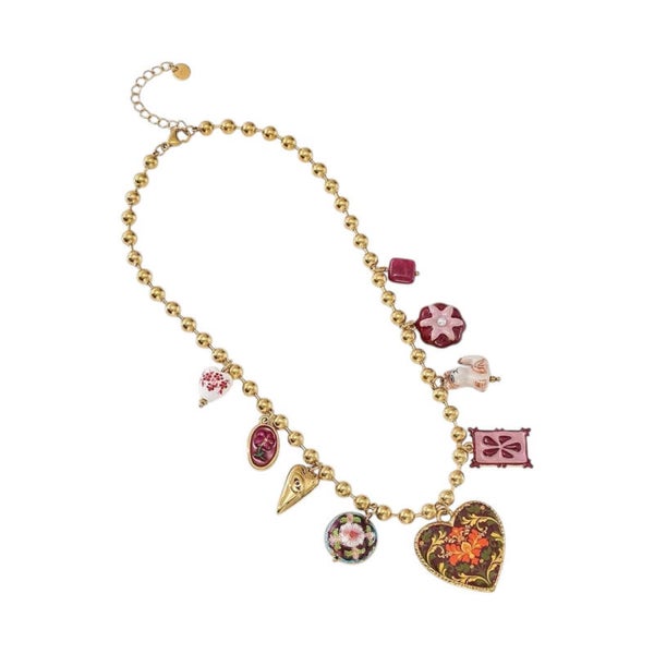 Bedelketting Autumn Pink Beads