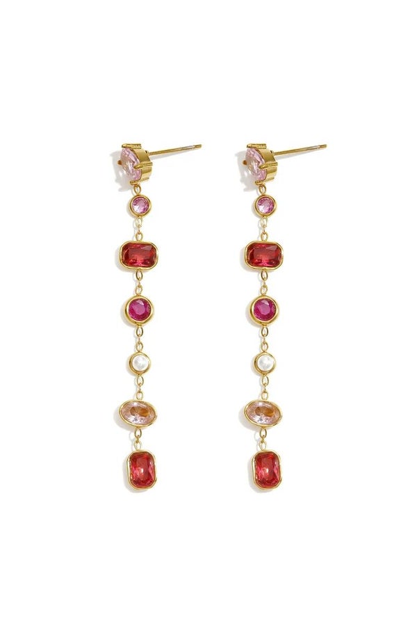 Oorbellen Pink Diamonds
