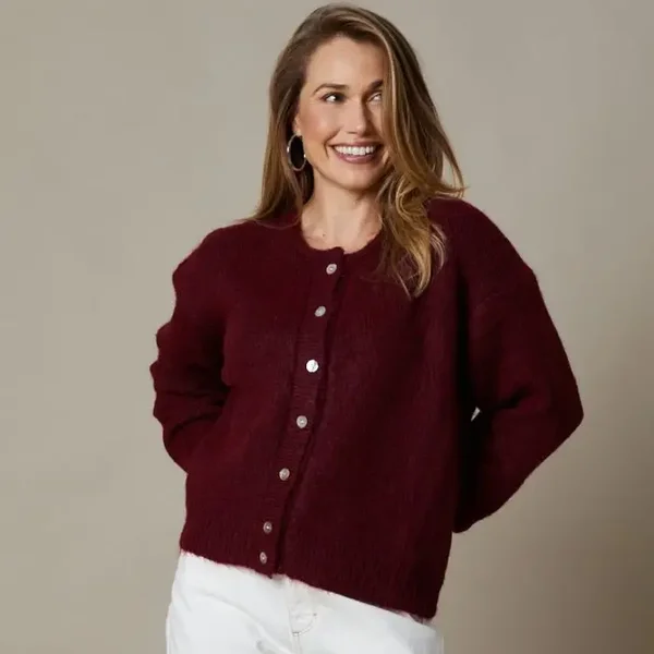 Cardigan Bordeaux