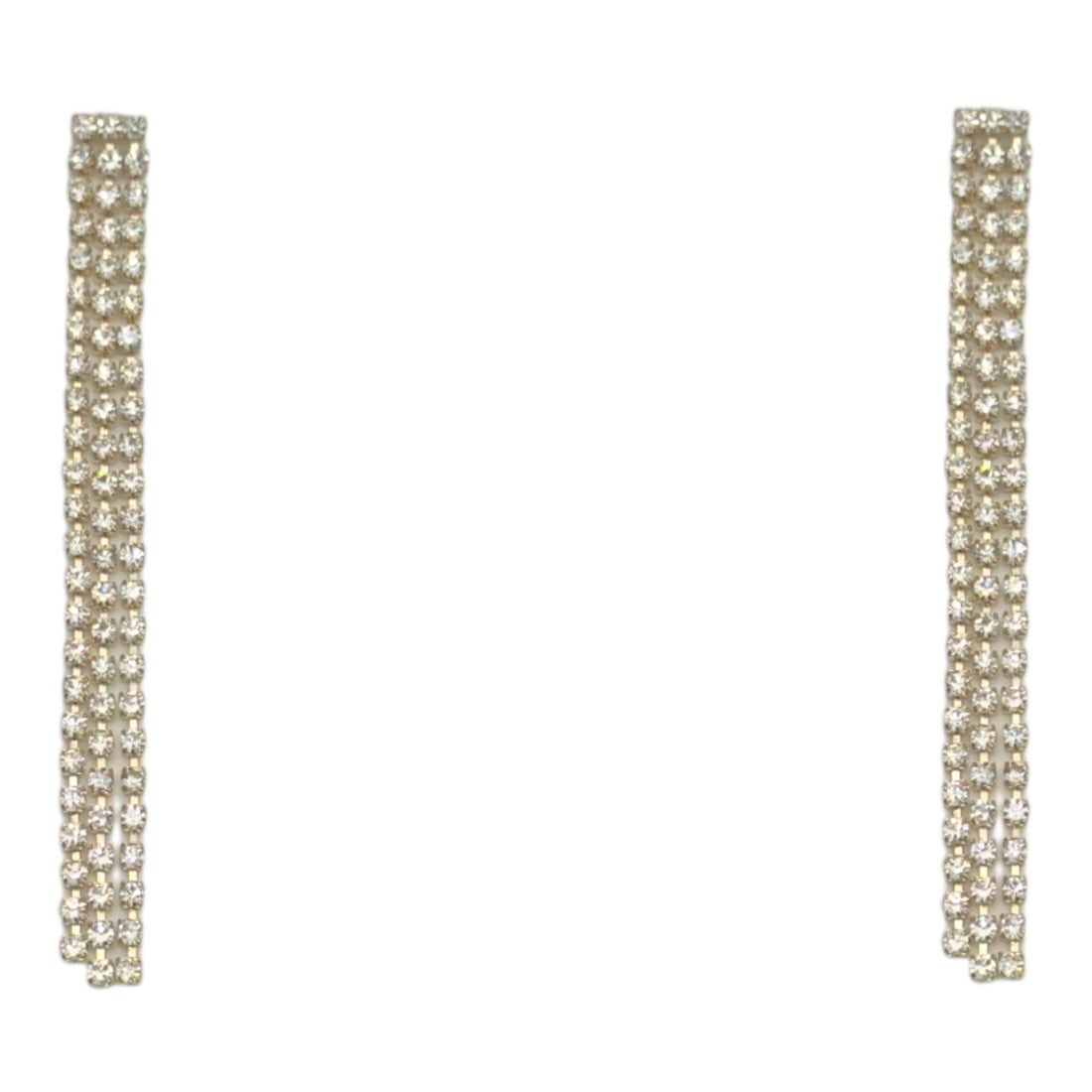 Triple sparkle oorbellen