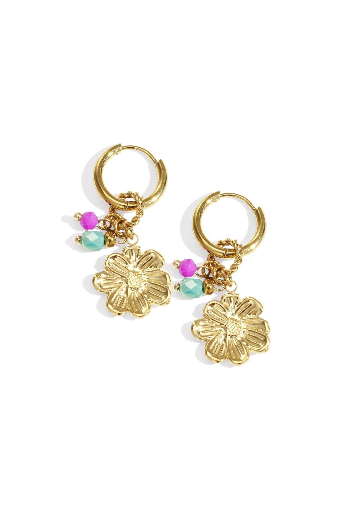 Oorbellen Flower Happy Charm