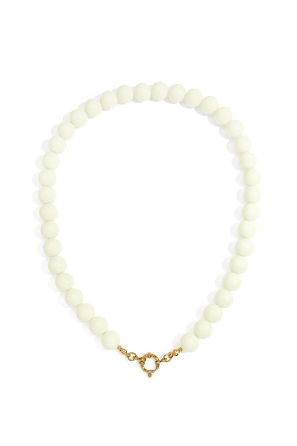 Kralenketting off white